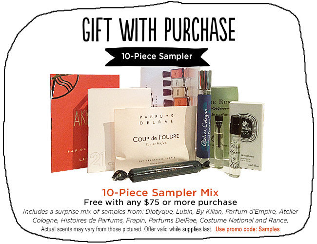 Gift With Purchase 10 Piece Sampler
